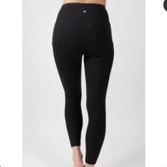 Yogalicious Lux Everyday Crop Tight Size XL Black Hi-Rise Leggings Yoga Gym - Picture 1 of 13